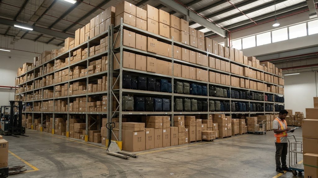 Warehouse stock wall in Paya Lebar